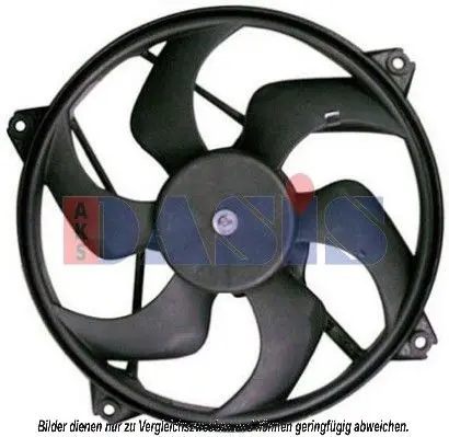 Handler.Part Fan, radiator AKS DASIS 068007N 1