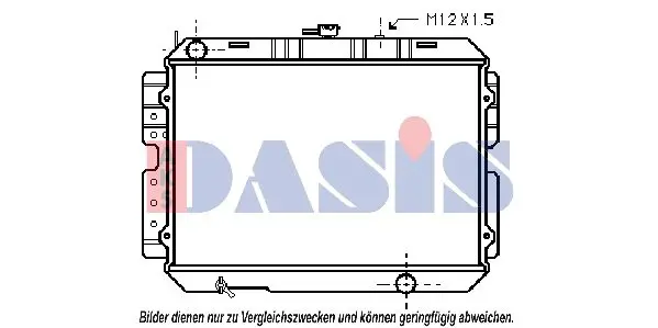 Handler.Part Radiator, engine cooling AKS DASIS 110330N 1