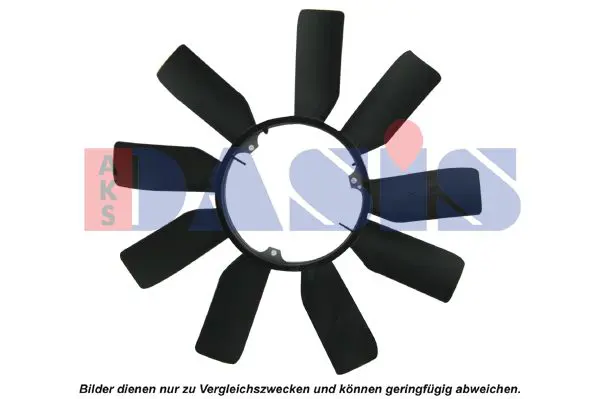 Handler.Part Fan wheel, engine cooling AKS DASIS 128061N 1