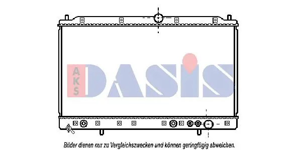 Handler.Part Radiator, engine cooling AKS DASIS 140380N 1