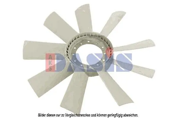 Handler.Part Fan wheel, engine cooling AKS DASIS 268004N 1