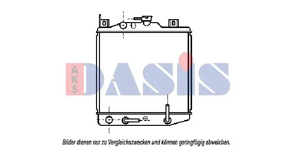 Handler.Part Radiator, engine cooling AKS DASIS 320330N 1