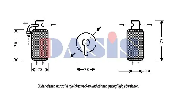 Handler.Part Dryer, air conditioning AKS DASIS 800009N 1