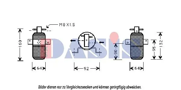 Handler.Part Dryer, air conditioning AKS DASIS 800264N 1