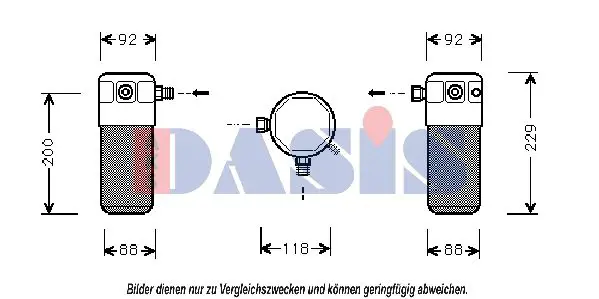 Handler.Part Dryer, air conditioning AKS DASIS 800359N 1