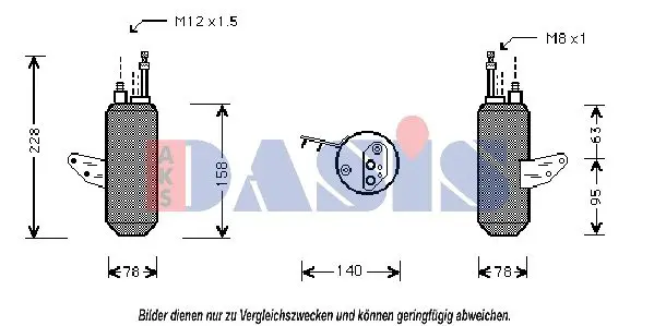 Handler.Part Dryer, air conditioning AKS DASIS 800384N 1