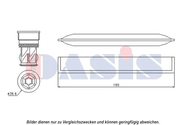 Handler.Part Dryer, air conditioning AKS DASIS 800633N 1