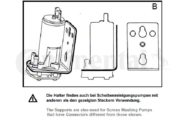 Handler.Part Water pump, window cleaning Siemens-VDO 246075021006Z 3