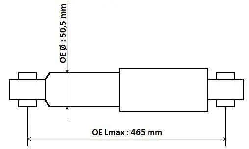 Handler.Part Shock absorber KYB 345700 2