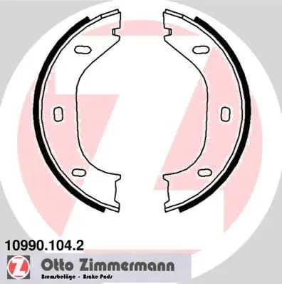 Handler.Part Brake shoe set, parking brake ZIMMERMANN 109901042 1