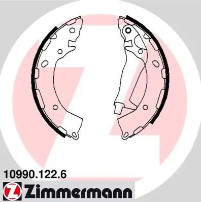 Handler.Part Brake shoe set ZIMMERMANN 109901226 1