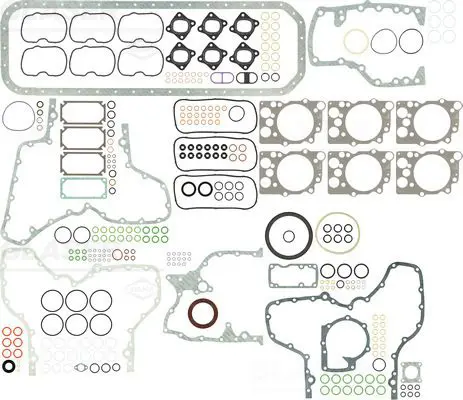 Handler.Part Full gasket set, engine GLASER S3032000 1