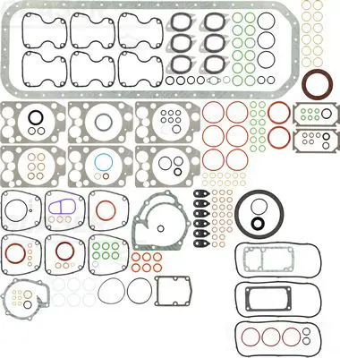 Handler.Part Full gasket set, engine GLASER S3213300 1