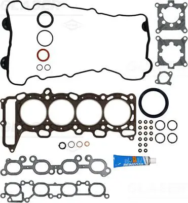 Handler.Part Full gasket set, engine GLASER S8085001 1