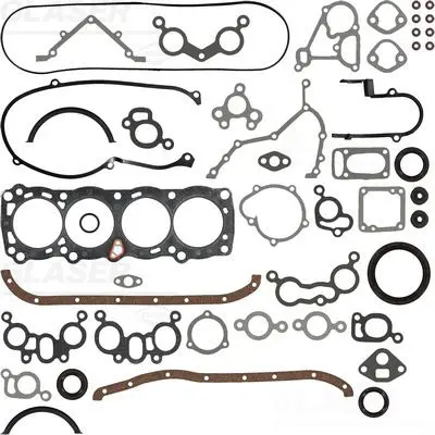 Handler.Part Full gasket set, engine GLASER S8087100 1