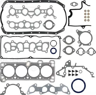 Handler.Part Full gasket set, engine GLASER S8091902 1