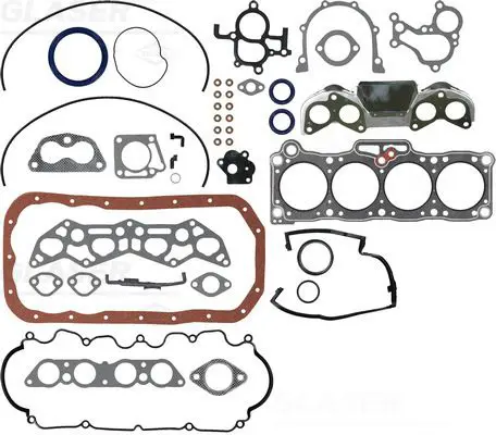 Handler.Part Full gasket set, engine GLASER S8097201 1