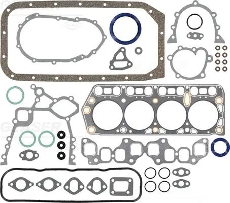 Handler.Part Full gasket set, engine GLASER S3703600 1