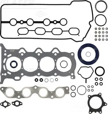 Handler.Part Full gasket set, engine GLASER S4003200 1