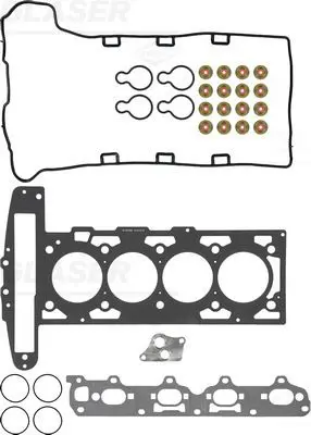 Handler.Part Gasket set, cylinder head GLASER D3666500 1