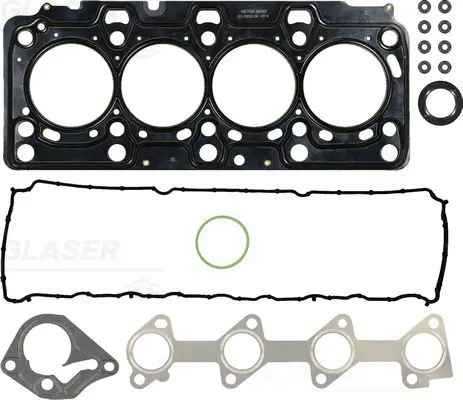 Handler.Part Gasket set, cylinder head GLASER D3707800 1