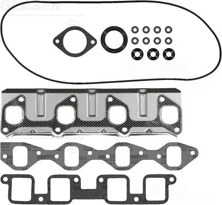 Handler.Part Gasket set, cylinder head GLASER D3720600 1