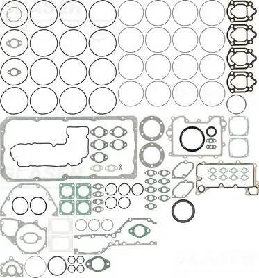 Handler.Part Gasket set, crank case GLASER B3844800 1