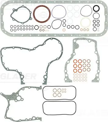 Handler.Part Gasket set, crank case GLASER B3212700 1