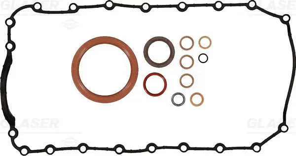 Handler.Part Gasket set, crank case GLASER B3661500 1