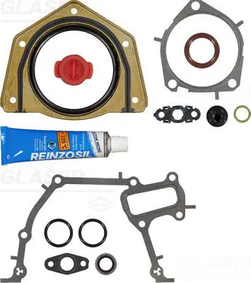 Handler.Part Gasket set, crank case GLASER B3853100 1