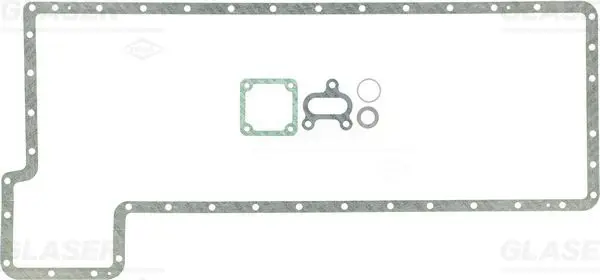 Handler.Part Gasket set, wet sump GLASER E3846600 1