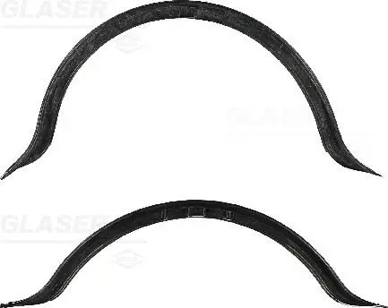 Handler.Part Gasket set, wet sump GLASER E3792300 1