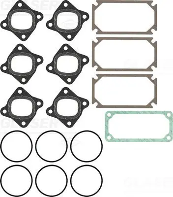 Handler.Part Gasket set, intake/exhaust manifold GLASER M3032000 1