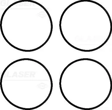 Handler.Part Gasket set, intake manifold GLASER M3666500 1