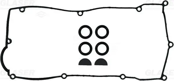 Handler.Part Gasket set, cylinder head cover GLASER V9006900 1