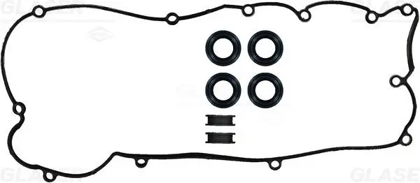 Handler.Part Gasket set, cylinder head cover GLASER V3880100 1