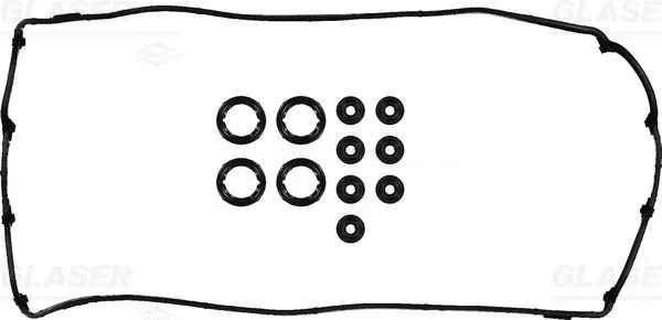 Handler.Part Gasket set, cylinder head cover GLASER V3824400 1