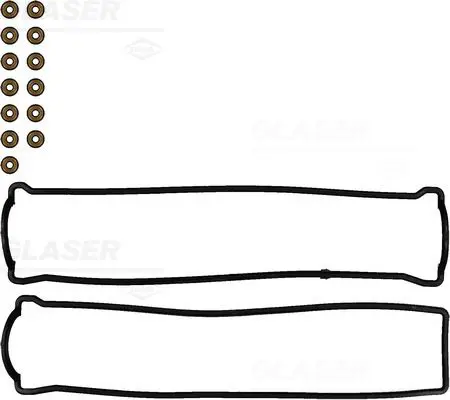 Handler.Part Gasket set, cylinder head cover GLASER V3795000 1