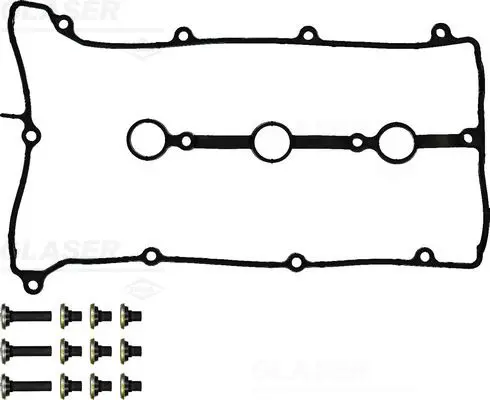 Handler.Part Gasket set, cylinder head cover GLASER V3699300 1