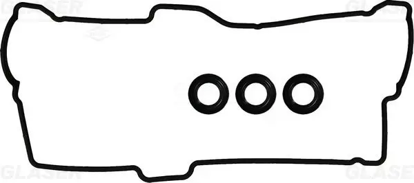 Handler.Part Gasket set, cylinder head cover GLASER V3799400 1