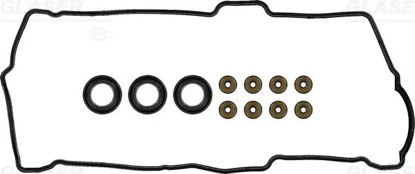 Handler.Part Gasket set, cylinder head cover GLASER V3799401 1