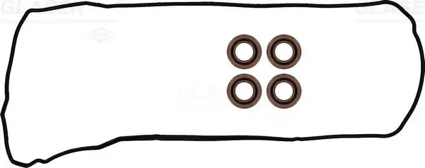 Handler.Part Gasket set, cylinder head cover GLASER V5946700 1