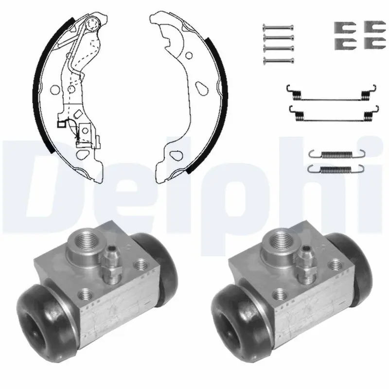 Handler.Part Brake shoe set DELPHI 1068 1