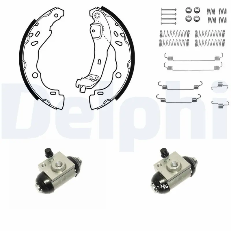 Handler.Part Brake shoe set DELPHI 1088 1