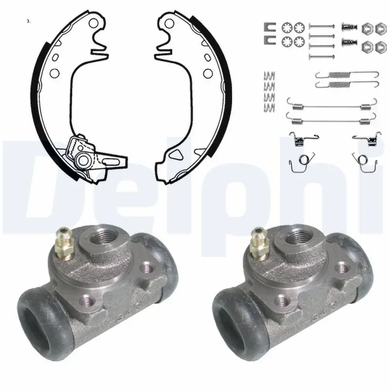 Handler.Part Brake shoe set DELPHI 648 1