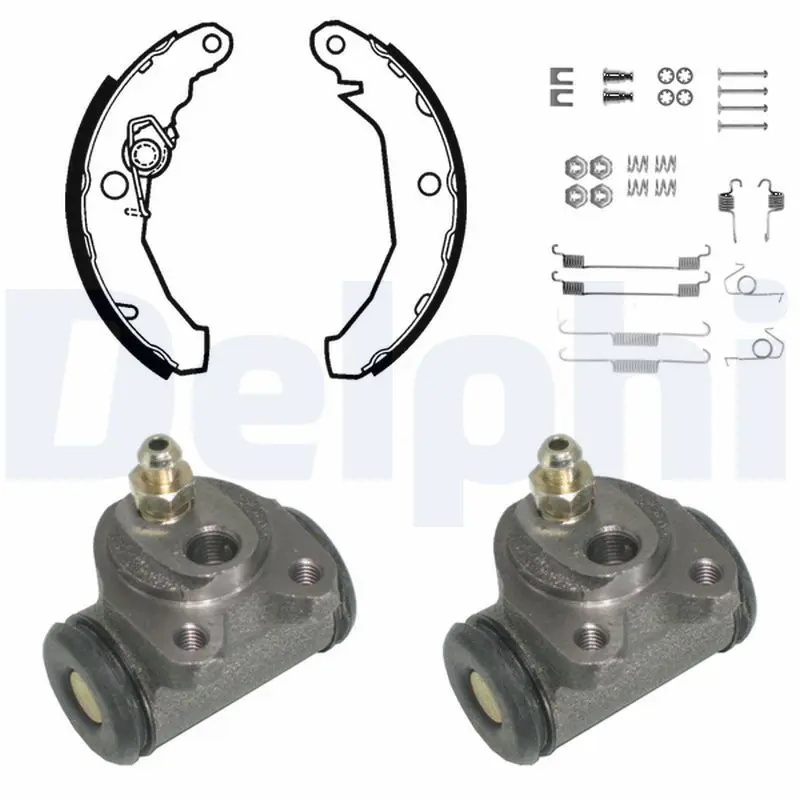 Handler.Part Brake shoe set DELPHI 734 1