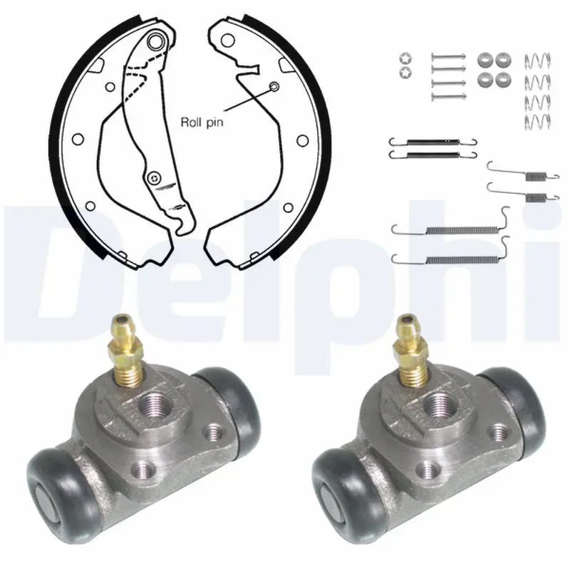 Handler.Part Brake shoe set DELPHI 743 1