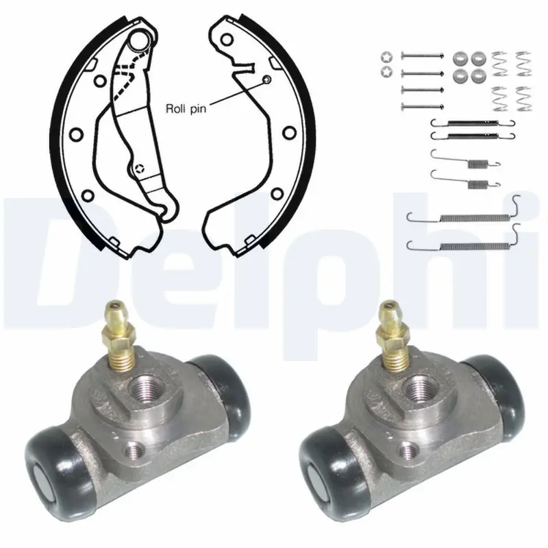 Handler.Part Brake shoe set DELPHI 744 1