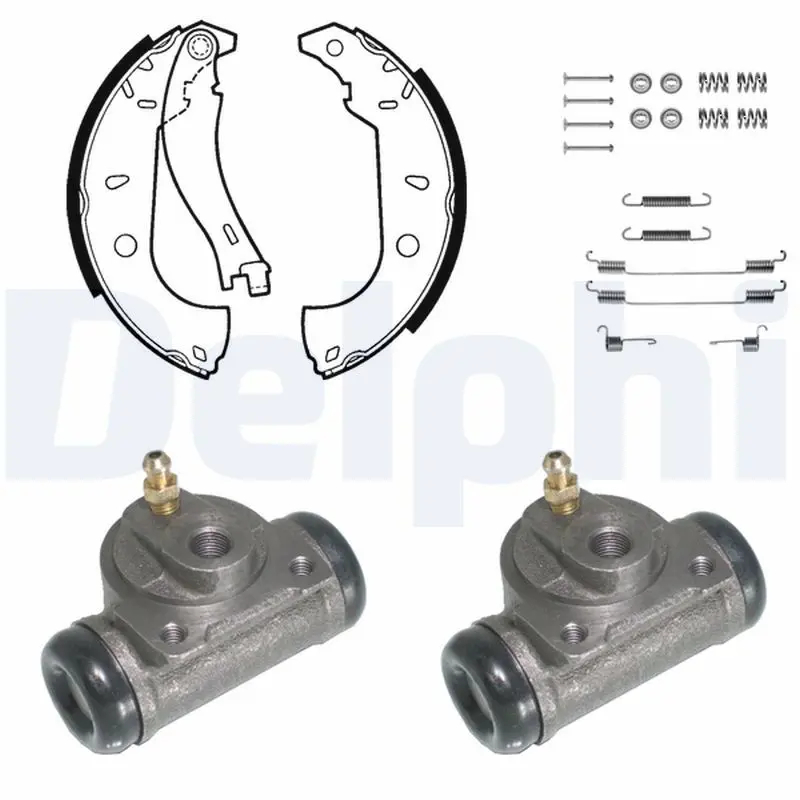 Handler.Part Brake shoe set DELPHI 761 1