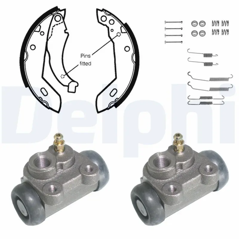 Handler.Part Brake shoe set DELPHI 826 1